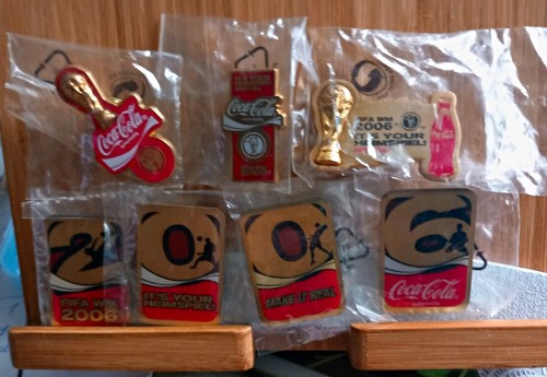 Coca cola pins - coca-cola,