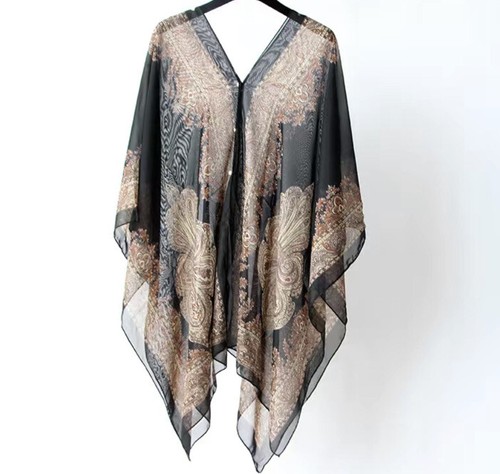 Womens coverup hippy black - womens,
