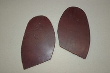 1 Pr. Ledersohlen Sohlenleder Schuhsohlen Kernleder Sohlen Grubengegerbt 4 + mm