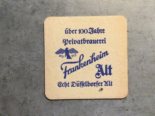 Bierdeckel frankenheim alt - frankenheim,