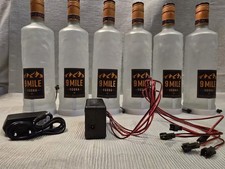 Deko-Flaschen 9 Mile Vodka mit