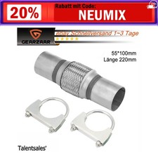 Flexrohr Edelstahl 55x100 mit