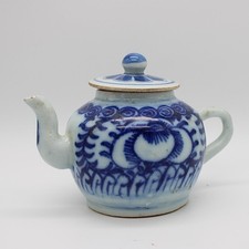 Blau weisse teekanne - blau-weisse, teekanne,