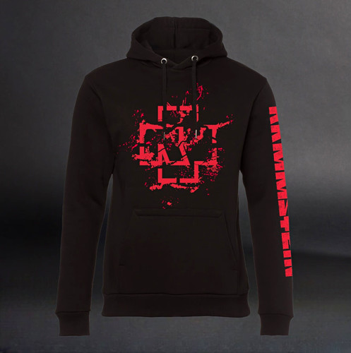 Rammstein hoodie spray - hoodie, xl