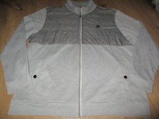 schöne Outdoor- Sweat- Stepp- Jacke Stehkragen grau Gr. XXXL FC BAYERN MÜNCHEN