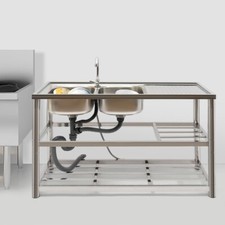 Doppelschüssel Edelstahl