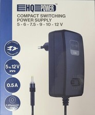 HQ-Power Adapter Universal Netzteil AC-DC Output 3V 4.5V 6V 7.5V 9V 12V 500mA