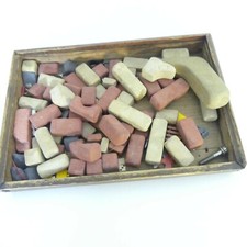  Steinbaukasten  Spielzeug Bausteine Antik 