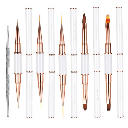 Nagel pinsel set stück - nagel, 6