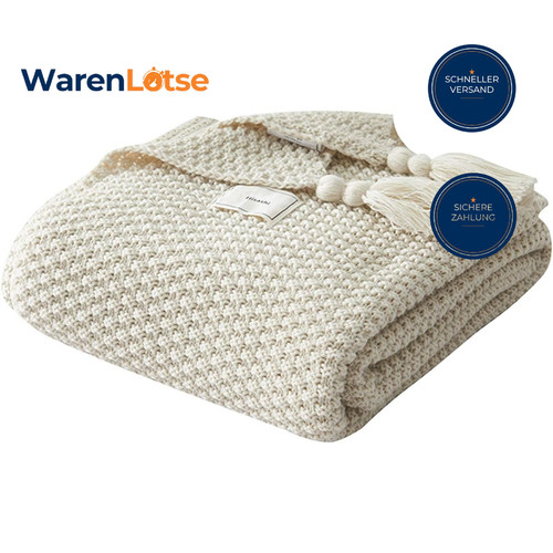 Decke strick plaid - decke,