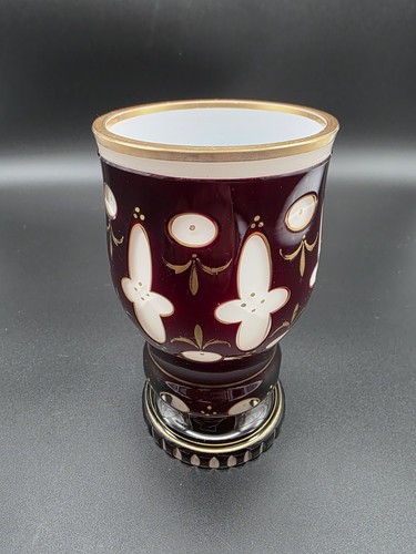 Biedermeier glas ranftbecher - glas,
