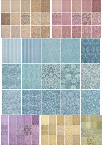 Vintage scrapbook papier - 15,