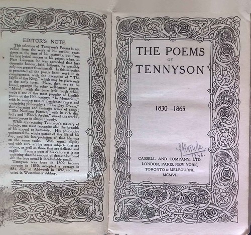 The poems tennyson - the,