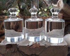 3 Gewichte aus Glas  für