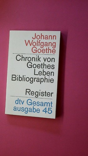 213619 goethe chronik von - 213619,