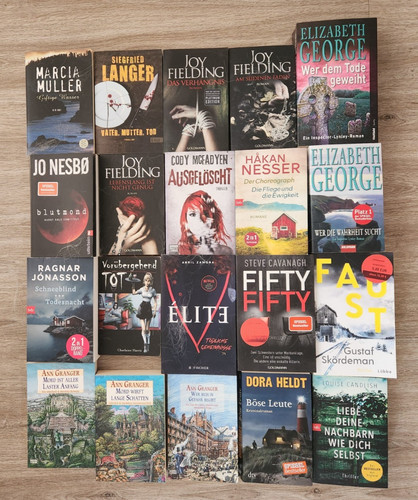 Buchpaket x krimi - **,