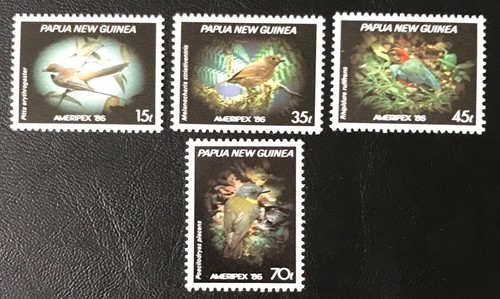 Papua new guinea 1986 - new, vögel
