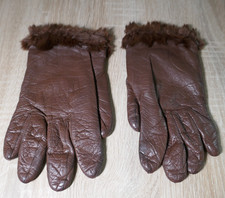 ❤️BRAUNE LEDER HANDSCHUHE
