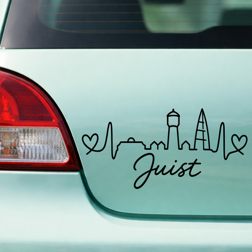 Juist skyline herzschlag - juist,