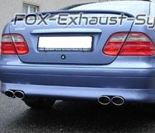  Duplex Sportauspuff Mercedes