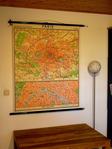 Paris wallchart - paris,