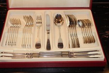 R&B Robbe & Berking Menü Messer Spaten 150 versilbert ca. 220mm ca. 74g