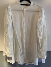 Marc Aurel Damen Bluse Weiß
