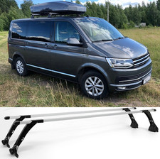 64" Dachträger Regenrinne SquareBar Dachgepäckträger Für VW T6 T6.1 Transporter