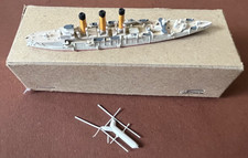 Altes Metall Schiff  10cm Mercator M311 Aurora im Kart Kriegsschiff Marine Deko