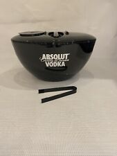 Absolut Vodka Kühler, Flaschenkühler, Eiskühler, Eisbox, Bar, Party, schwarz Neu