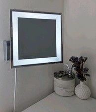 Smedbo Outline Badspiegel LED FK472 chrom 3-fach Kosmetikspiegel Rasierspiegel