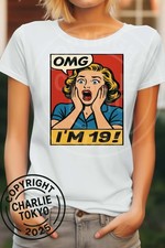 19. Damen Geburtstag T-Shirt