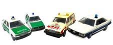 Wiking Konvolut 4x Unfall Einsatzwagen AvD Polizei LKW Auto 1:87 H0 IG TOYS A409