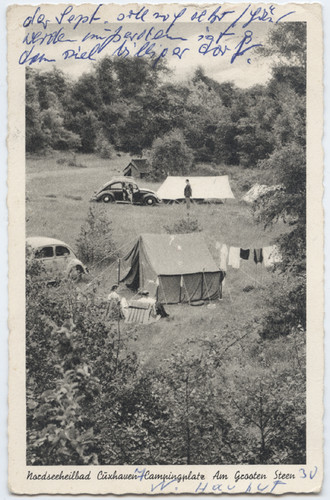 2190 cuxhaven campingplatz - ak,