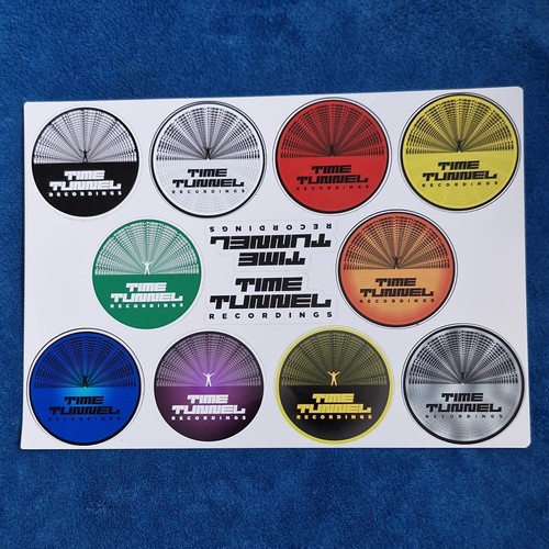 Time tunnel stickers a4 - stickers, on