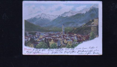 Meran ansichtskarte - (a70510),