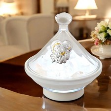 SALZLAMPE WEISS BONBONIERE