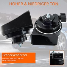 2 12V/110-125db Hupe Ersatz Horn Signalhorn Für Audi A4 VW Golf Skoda Fabia Seat