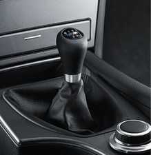 Original BMW M Leder Schaltknauf für alle BMW 3er E46 mit Schaltgetriebe