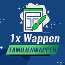 1x Wappendesign Adelstitel Familienwappen Service Erstellung Design Lord/Lordess