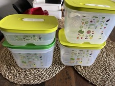 Tupperware Klima Oase Set Gemüse Prima Kühlschrank 4 Behälter + 4 Deckel