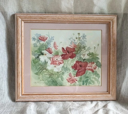 Vintage handgemalt blumen - vintage,