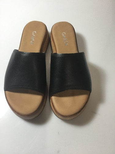 Damen gabor slipper blau - damen,, slipper,