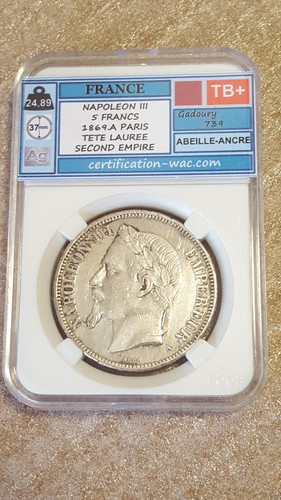 Silber francs 1869 - 5,