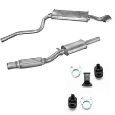 Komplette Auspuff + Anbausatz