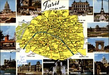Postcard PARIS Frankreich