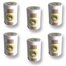 6 kleine Teedosen Yin Yang