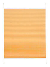 Plissee Klemmfix Sonnenschutz orange Dahra Thermo Klemmrollo  40-120 cm 