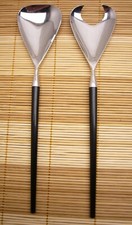 WMF Salatbesteck 50er Jahre Chromargan / Kunststoffgriffe