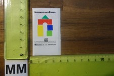 Alter Aufkleber Messe